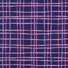 Cotton Poplin wavy check| Poppy Fabrics – indigo/pink,  thumbnail number 1