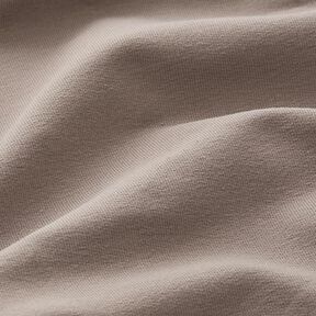 Light French Terry Plain – dark taupe, 