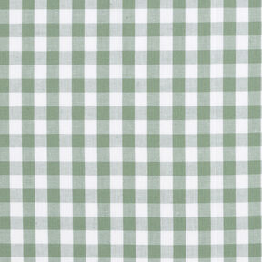 Cotton Vichy check 1 cm – sage/white, 
