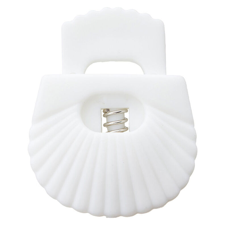 Cord Stopper Shell [Opening: 8 mm] – white,  image number 1