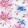 Cotton Jersey Dream flowers | Glitzerpüppi – white,  thumbnail number 2