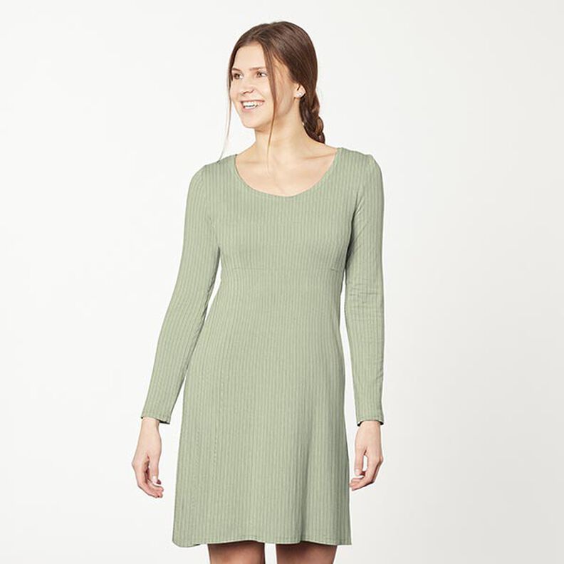 Plain ribbed jersey – pistachio,  image number 9