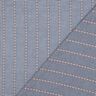 Cotton Jacquard Checks and flowers – ocean blue/white,  thumbnail number 4