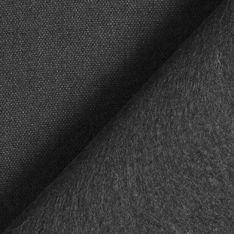 Fine melange upholstery fabric – black,  image number 3