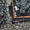 Crêpe chiffon spots and gold dots – brown/metallic gold,  thumbnail number 7