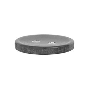 Plain Plastic Button - grey, 