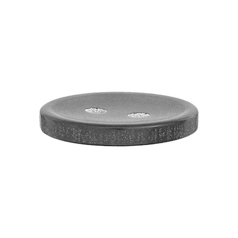 Plain Plastic Button - grey,  image number 2