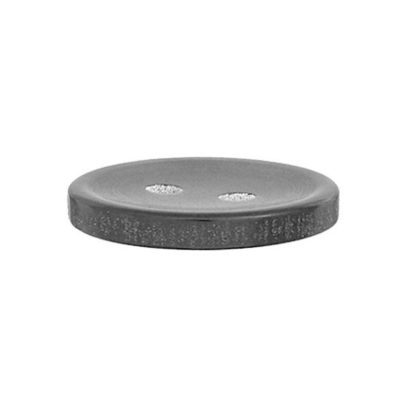 Plain Plastic Button - grey,  image number 2