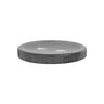 Plain Plastic Button - grey,  thumbnail number 2