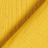 Scattered Gold Polka Dots Cotton Muslin – curry/gold,  thumbnail number 4