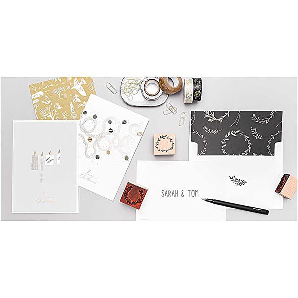 Postcard Pad Nostalgic Christmas | Rico Design – black, image number 3