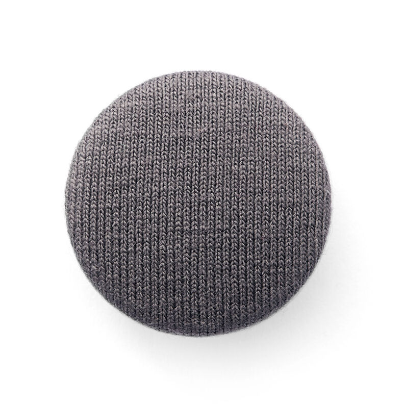 Covered button, Viscose Jersey Medium – slate grey,  image number 1