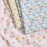 Organic Cotton Poplin cats and paw prints – offwhite/grey,  thumbnail number 5