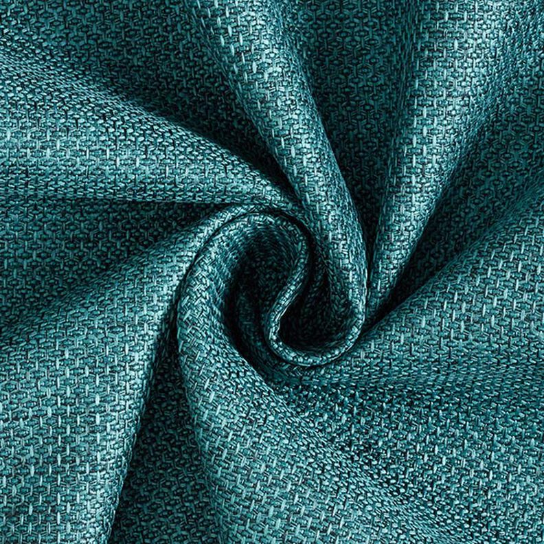 Upholstery Fabric Honeycomb texture – petrol,  image number 1