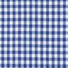 Cotton Vichy check 0,5 cm – royal blue/white,  thumbnail number 1