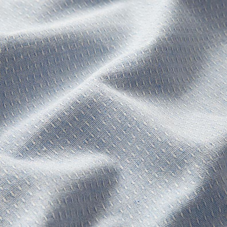 Decorative jacquard fabric – light blue,  image number 2