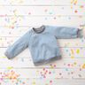 Light French Terry Plain – light blue,  thumbnail number 7