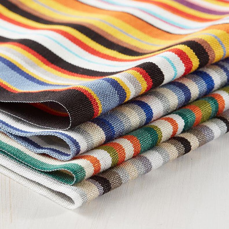 Outdoor Deckchair fabric Longitudinal stripes 45 cm – blue,  image number 3