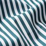 Cotton Poplin narrow stripes – blue spruce/white,  thumbnail number 2