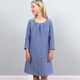 AMELAND Dress with Neckline Pleats | Studio Schnittreif | 86-152,  thumbnail number 4