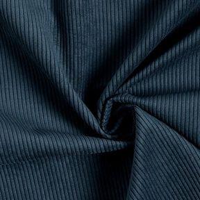 Upholstery Fabric Cord-Look Fjord – midnight blue, 