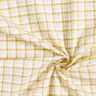 Double Check Cotton Poplin – white/mustard,  thumbnail number 3