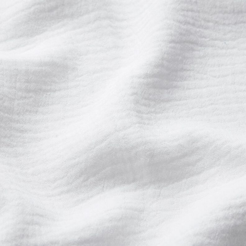 Linen Cotton Blend Jacquard Wave Pattern – white,  image number 2