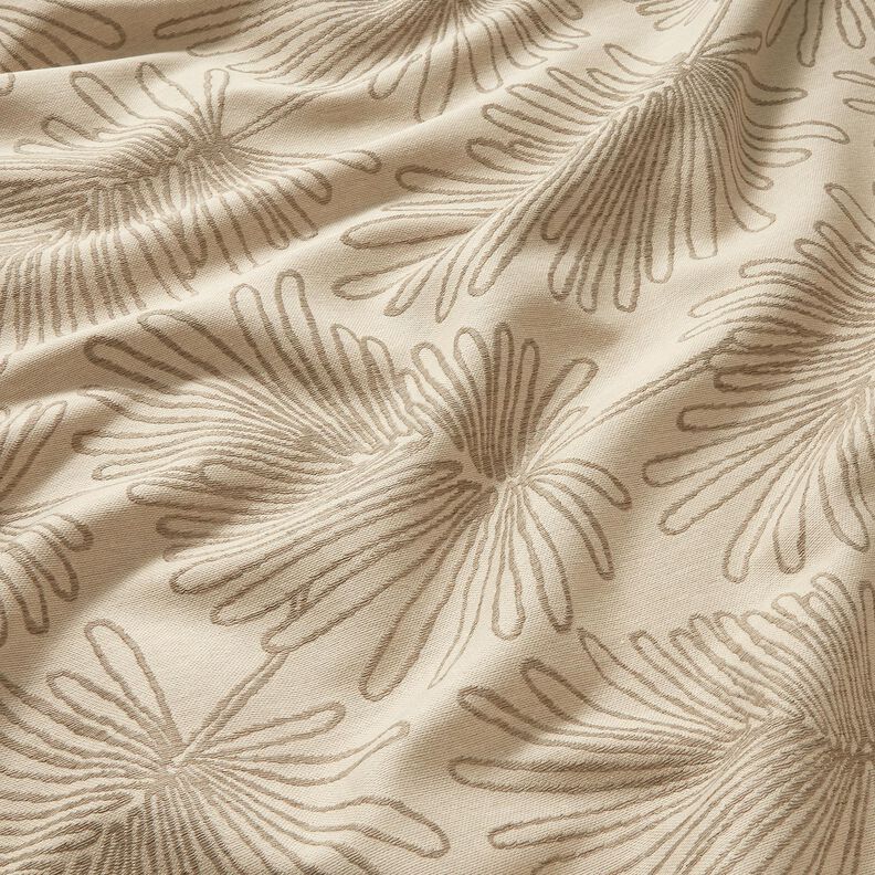 Decor Fabric Jacquard Leaf contours – natural, image number 2