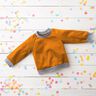 Light French Terry Plain – orange,  thumbnail number 7