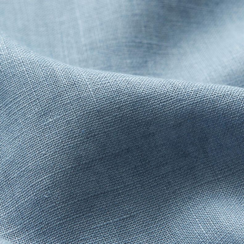 Lightweight linen blend pre-washed – brilliant blue,  image number 3