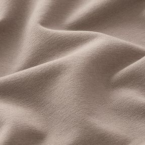 Light Cotton Sweatshirt Fabric Plain – dark taupe, 