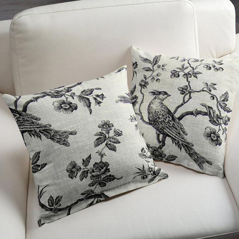 Decor Linen birds – black,  image number 5