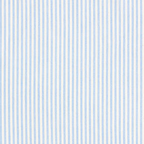 Cotton Viscose Blend stripes – light blue/offwhite, 
