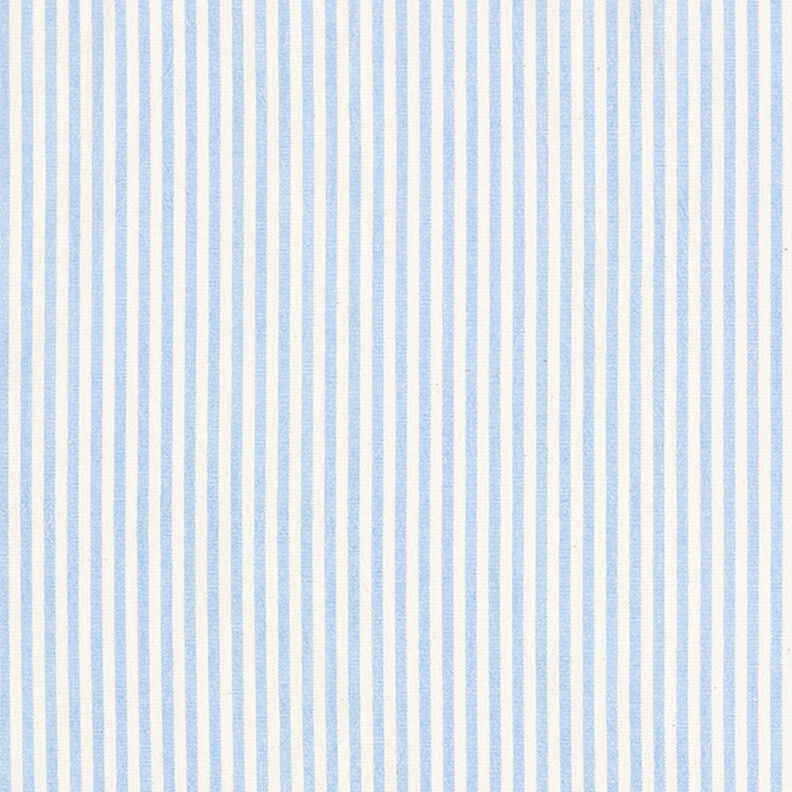 Cotton Viscose Blend stripes – light blue/offwhite,  image number 1