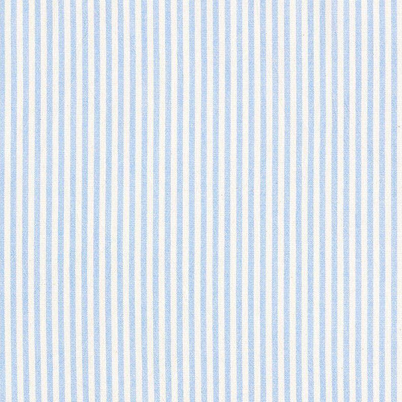 Cotton Viscose Blend stripes – light blue/offwhite,  image number 1