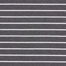 Viscose stretch with glitter stripes – black/white,  thumbnail number 1