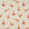 Decor Fabric Half Panama little angel – natural/coral,  thumbnail number 1
