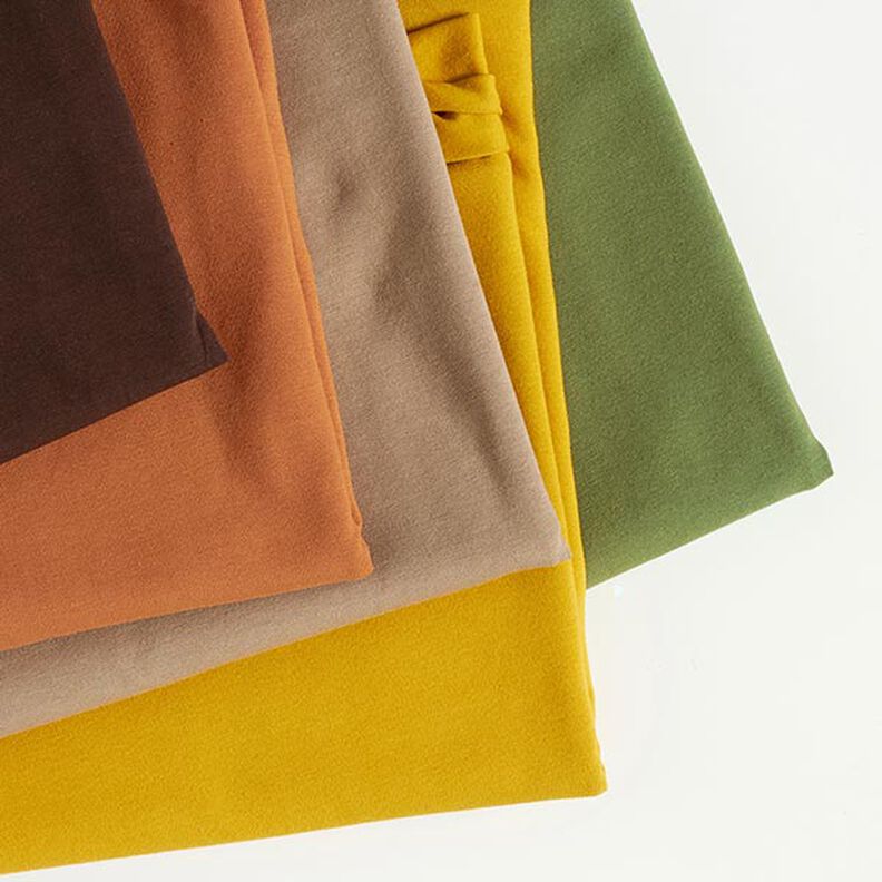 Medium Cotton Jersey Plain – terracotta,  image number 5