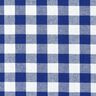 Cotton Vichy check 1,7 cm – royal blue/white,  thumbnail number 1