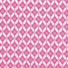 <h2>Cotton Voile with Abstract Diamonds, White/Pink &ndash; Lightweight & Printed</h2>, 