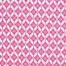 <h2>Cotton Voile with Abstract Diamonds, White/Pink &ndash; Lightweight & Printed</h2>,  thumbnail number 1