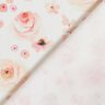 Cotton Jersey watercolour roses Digital Print – ivory/salmon,  thumbnail number 4