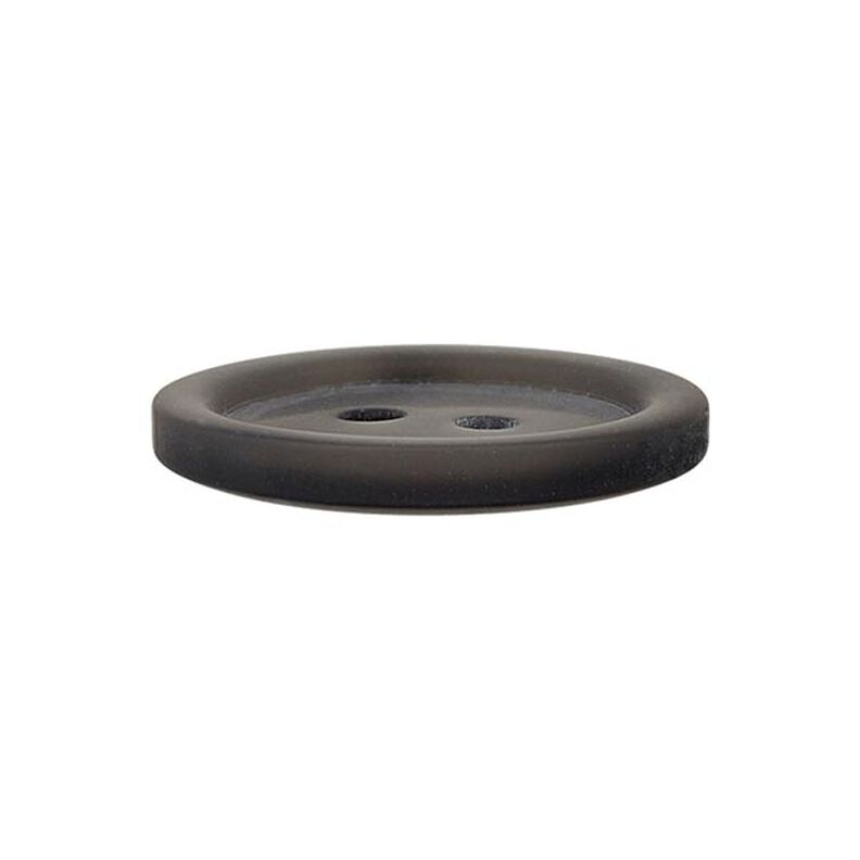 Basic 2-Hole Plastic Button - grey,  image number 2