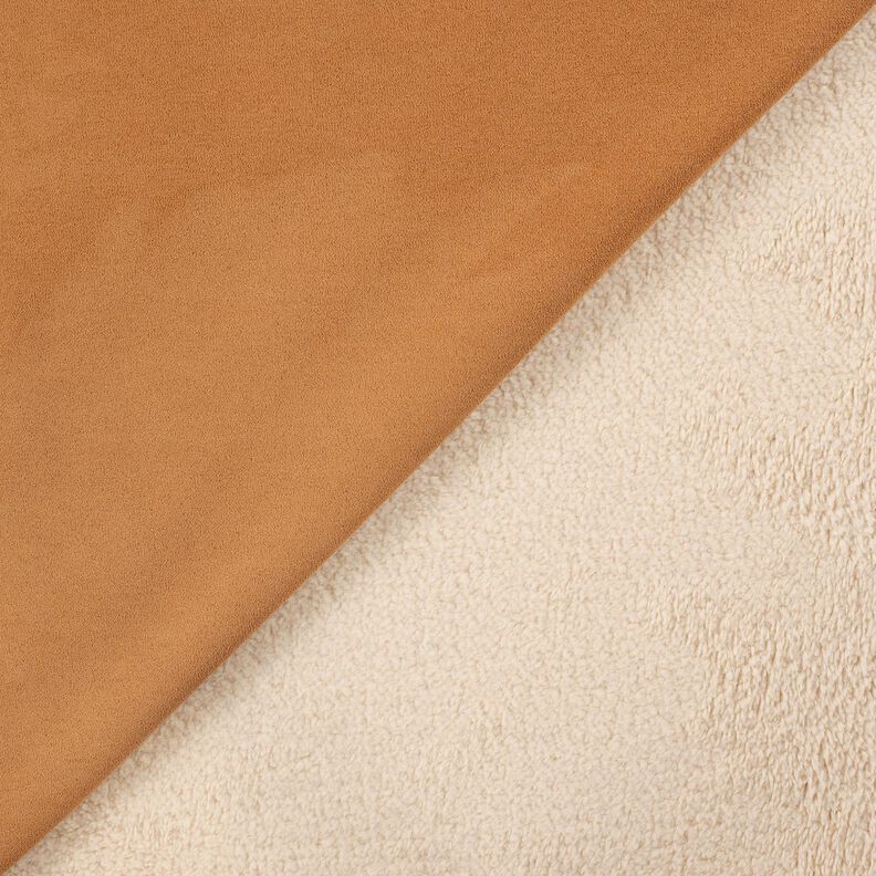 Velour with Sherpa Fur backing – cinnamon,  image number 4