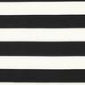 Decor Fabric Canvas cheerful stripes – black/white,  thumbnail number 1