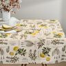 Decor Fabric Half Panama kitchen herbs – natural/yellow,  thumbnail number 8