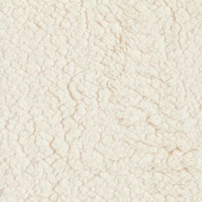 cuddly teddy fur fabric – offwhite, 