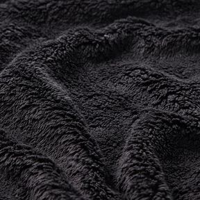 Faux Fur Plain plush – black, 