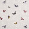Decor Fabric Half Panama butterflies – light beige,  thumbnail number 1