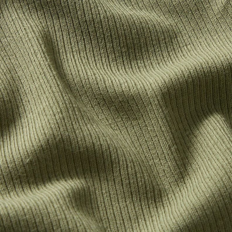 Ribbed Jersey fine 2-1-1-1 ribs – light khaki,  image number 2